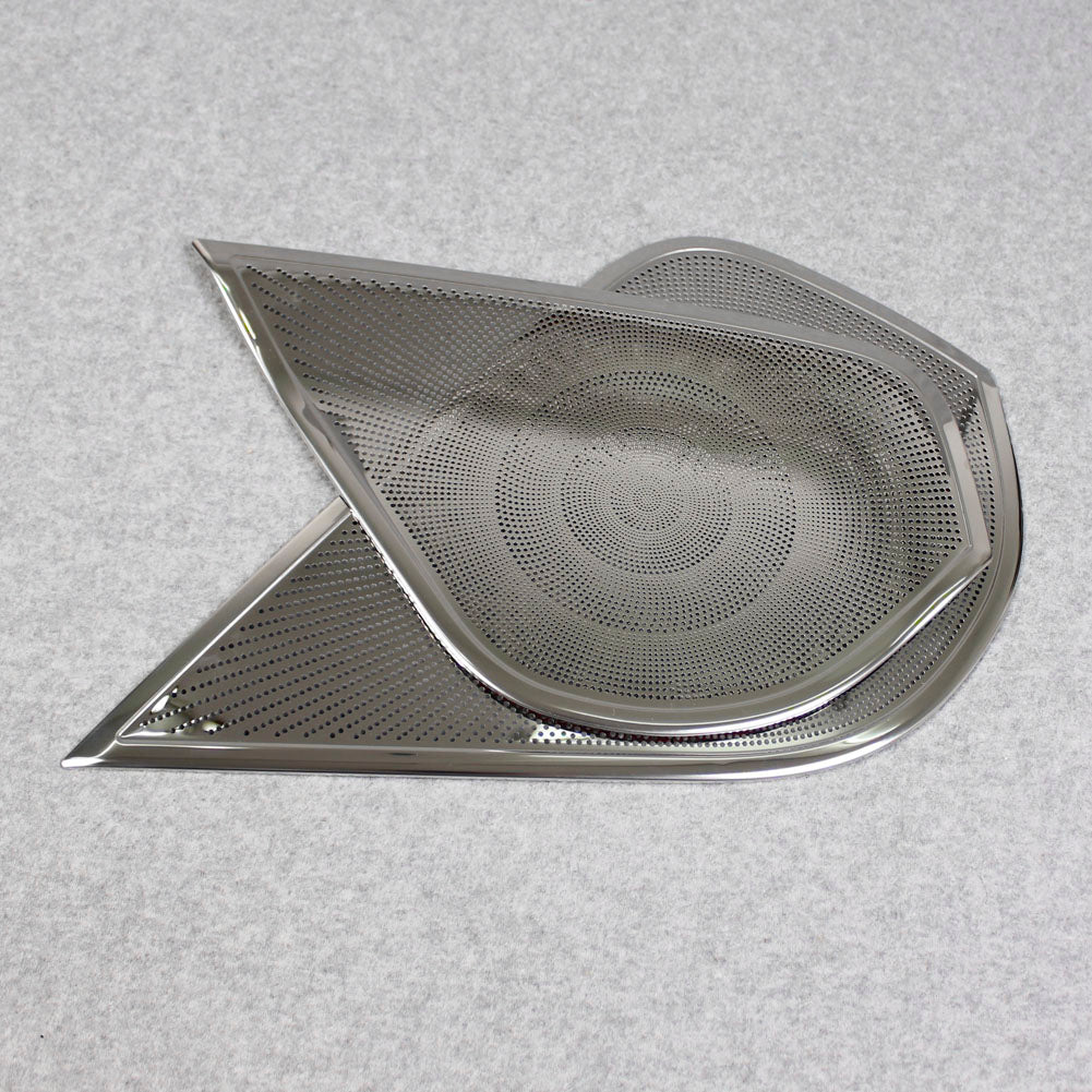 Fit For Subaru 2019 2020 2021 2022 Forester Door Speaker Sound Panel Cover Trims Stainless Steel