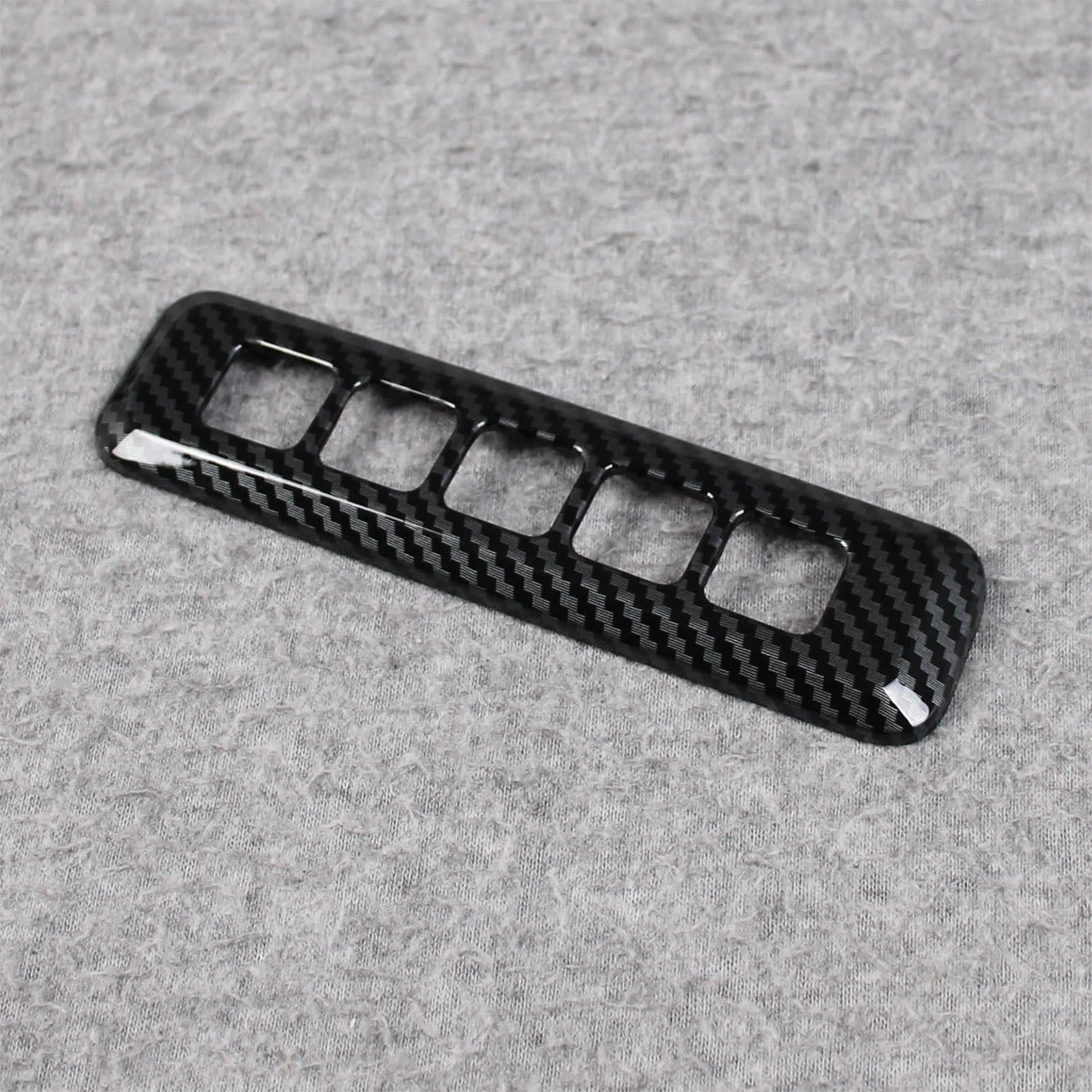 Ford F-150 2021 2022 2023 F150 Door Combination Lock Cover Trim Carbon Fiber Pattern