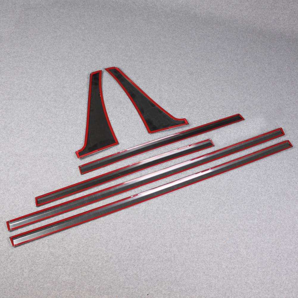 Fit for BMW 2019 2020 2021 New X5 G05 Chrome Body Side Door Molding Trim Cover Stainless Steel