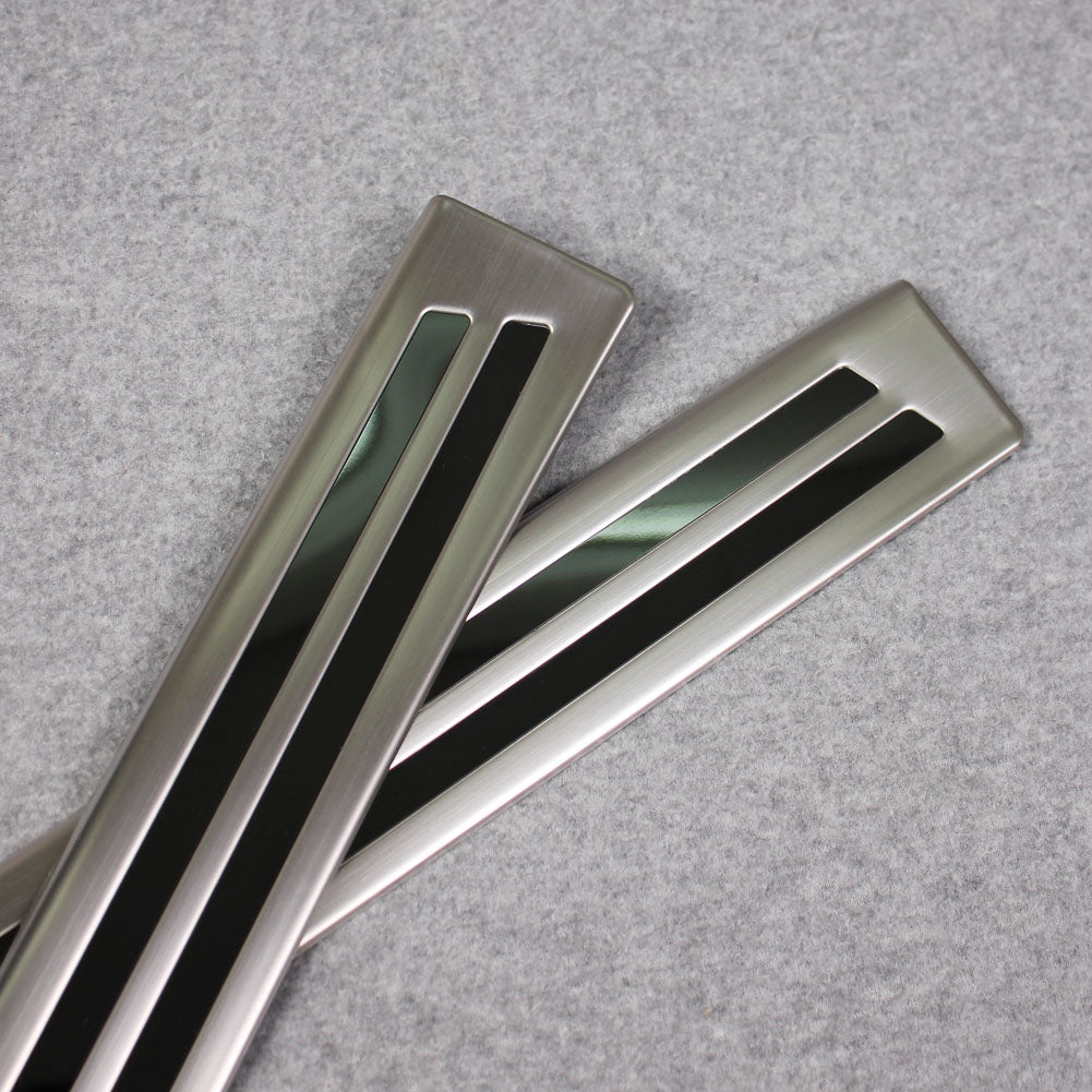 Fit for 2019 2020 2021 Mazda 3 Axela Sedan Outside Door Sill Scuff Plate Guard Cover Trims Stainless Steel
