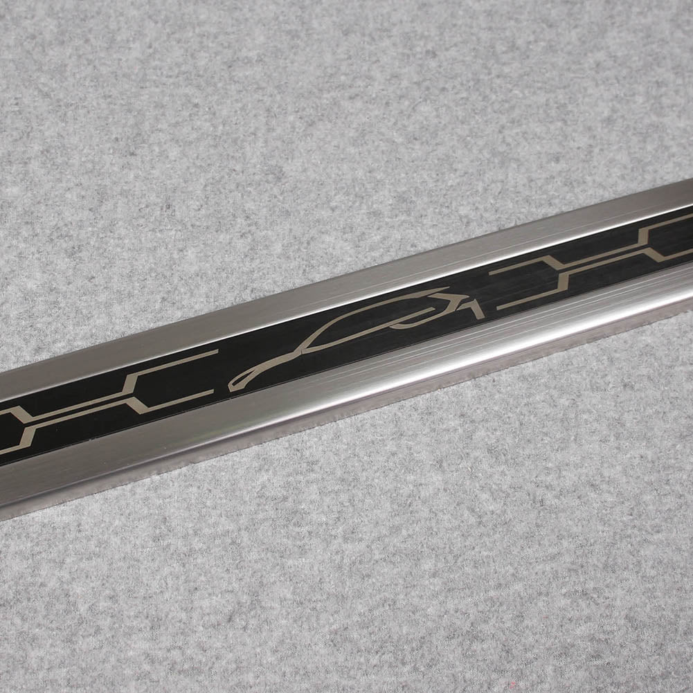 Fit for Toyota VENZA 2021 2022 2023 2024 Outside Door Sill Scuff Plate Guard Cover Trim Sport Style Stainless Steel