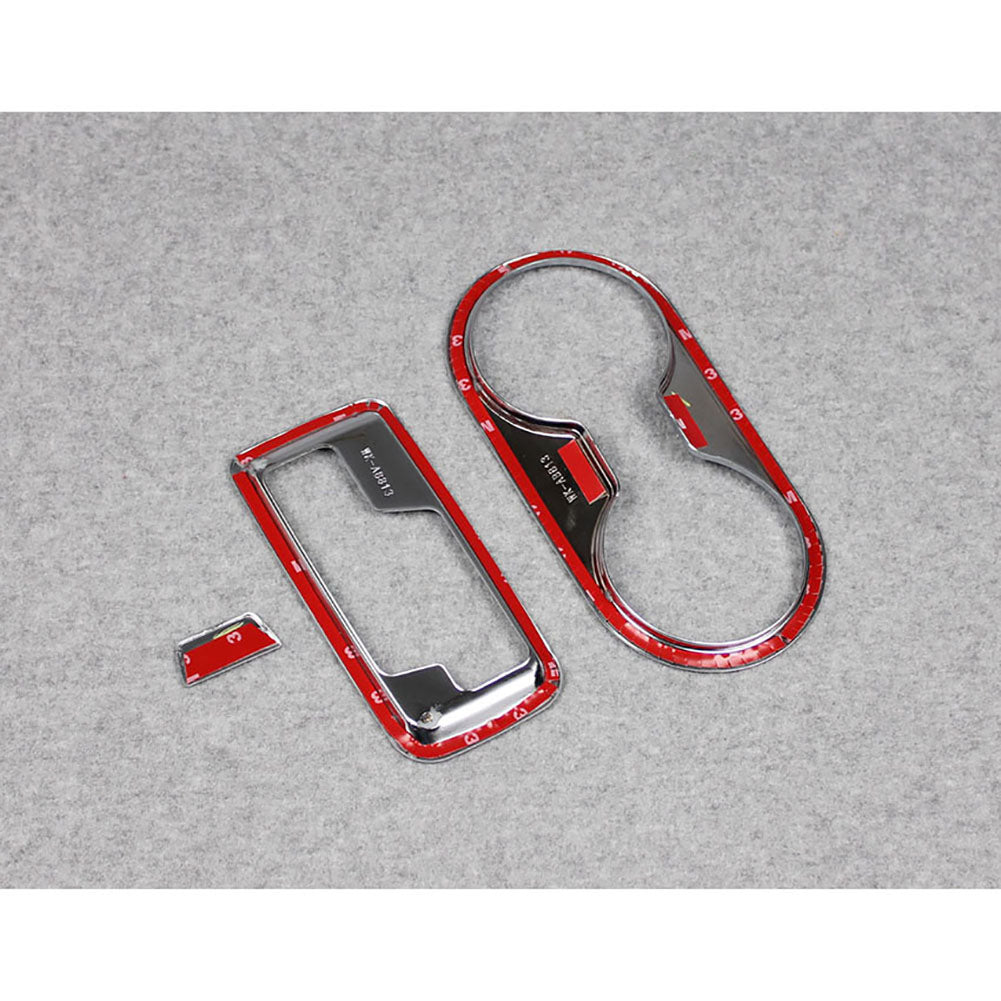 Fit for Nissan Murano 2015 2016 2017 Car Cup Holder + Gear Shift Panel Cover Trim