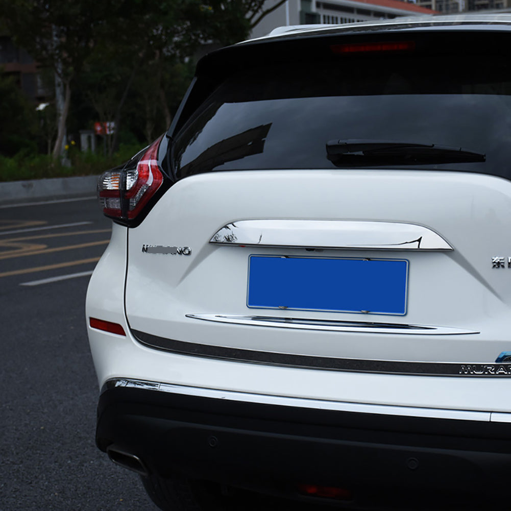 Fit for Nissan Murano 2015 2016 2017 2018 2019 Chrome Rear Trunk Lid Cover Molding Trim ABS