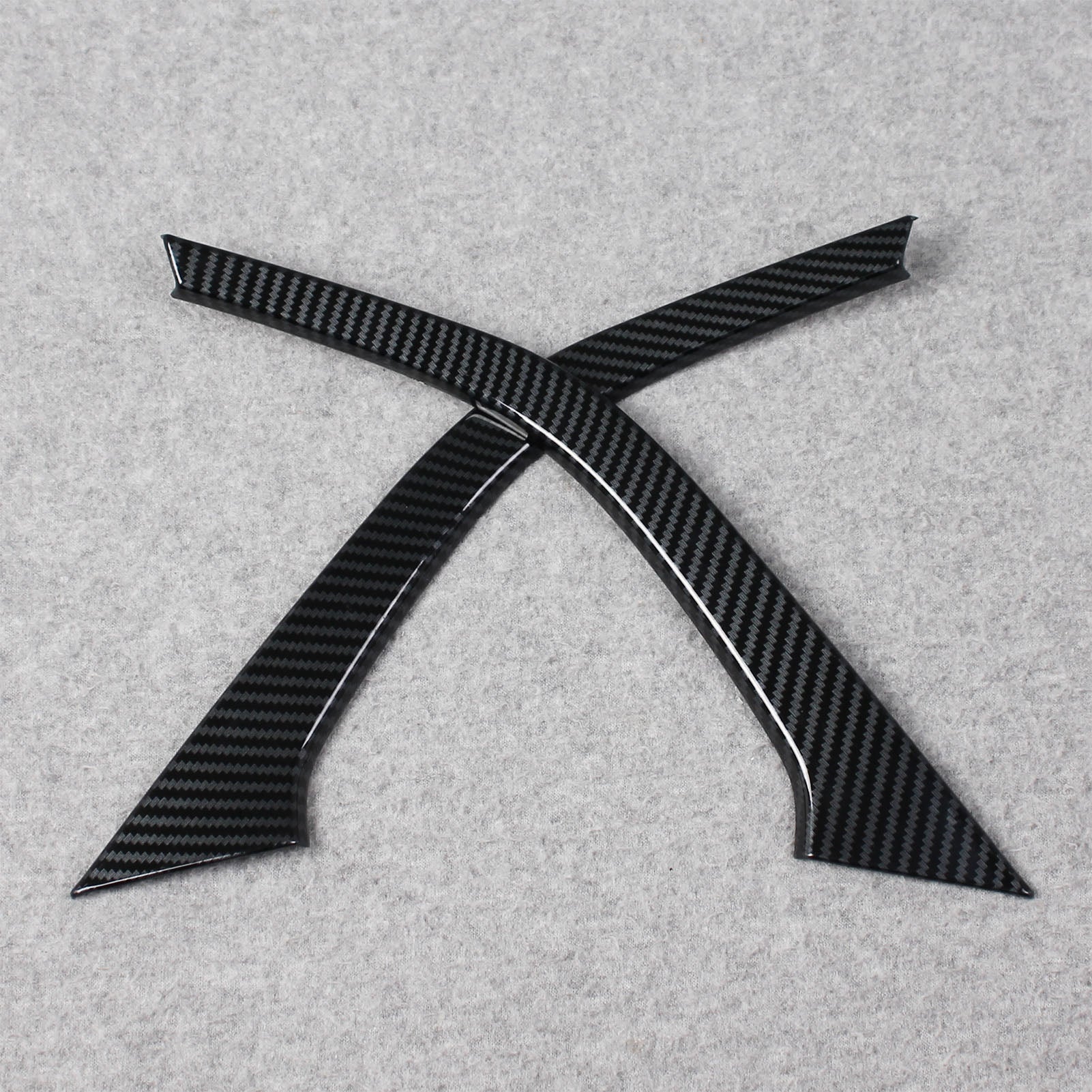 Toyota New Highlander 2020 2021 2022 2023 2024 Rear Fog Light Cover Trims Carbon Fiber Design