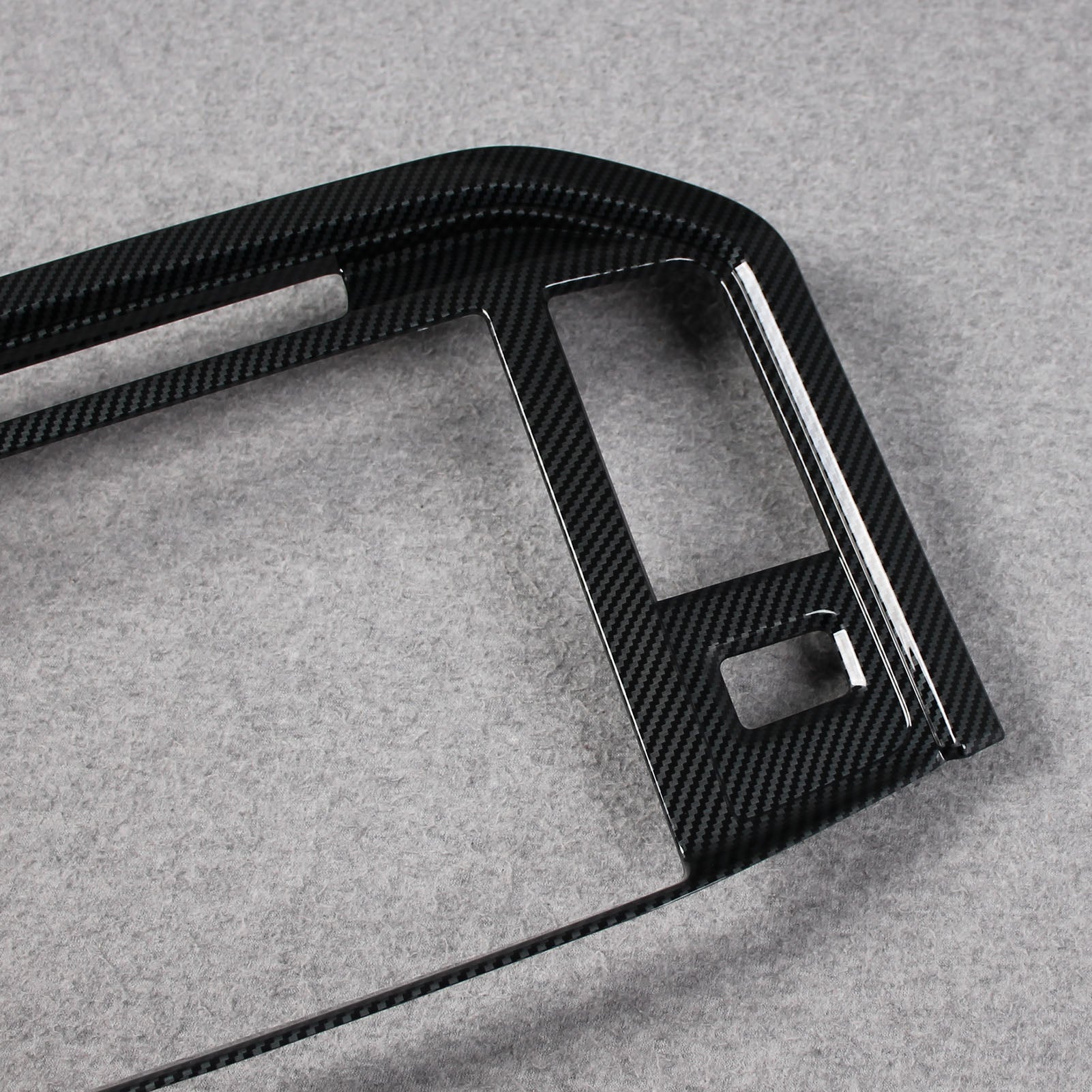 Fit for Ford F-150 2021 2022 2023 F150 Front Dashboard Panel Cover Trims Carbon Fiber Pattern (Navigation Panel Cover)