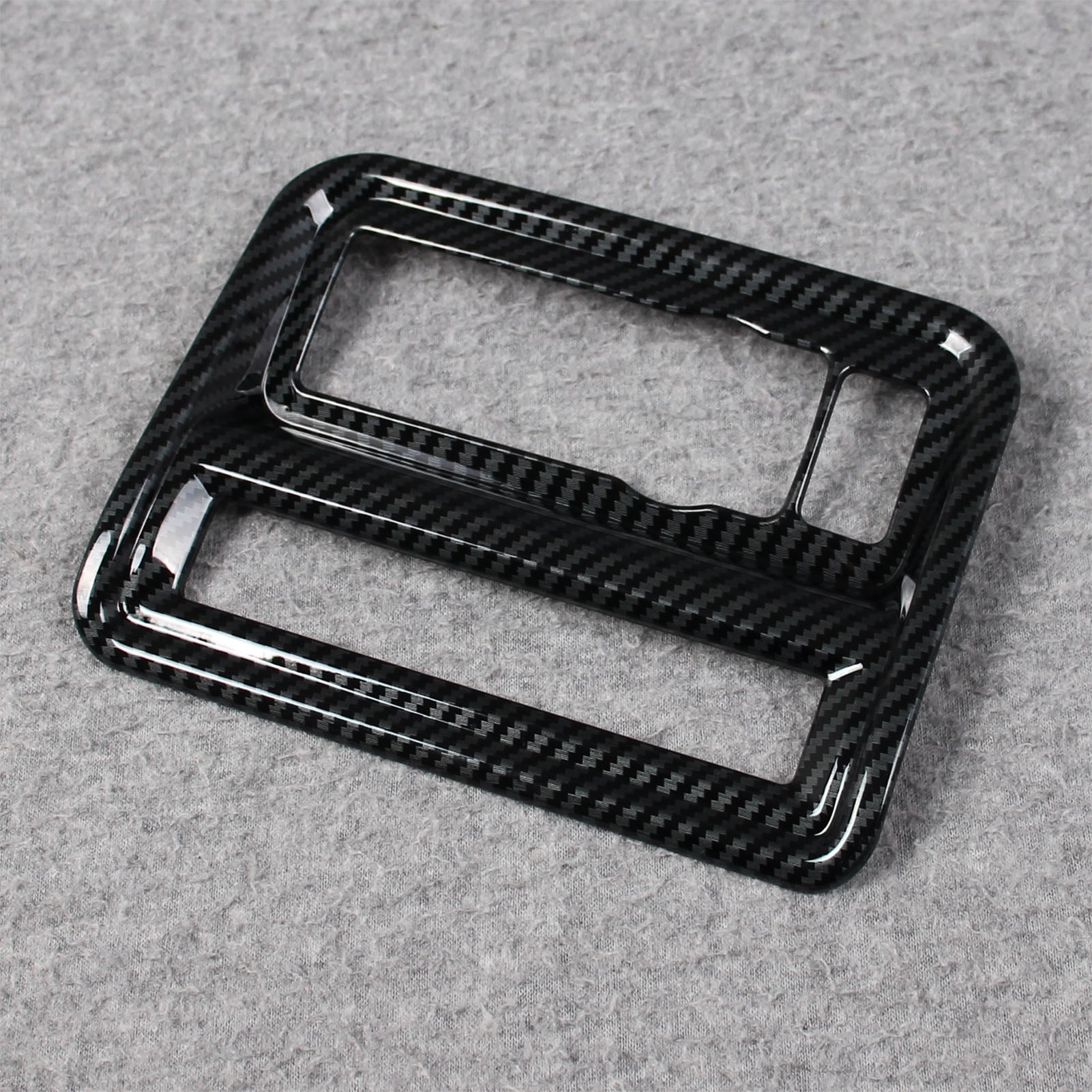 Fit for Ford F-150 2021 2022 2023 F150 Interior Headlight Lamp Switch Control Cover Trim Carbon Fiber Pattern