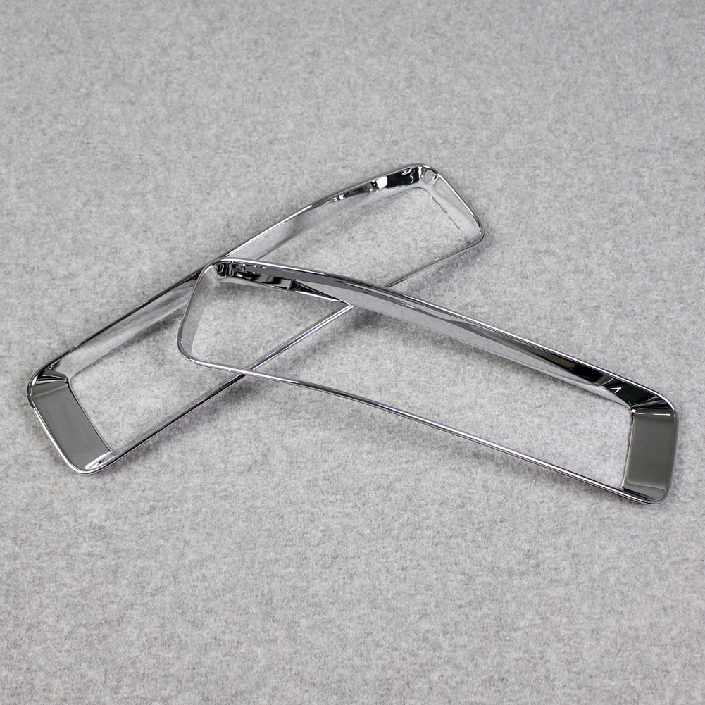 Fit For Jeep Wrangler 2018 2019 2020 2021 2022 Front Grill Grille Cover Trim Chrome