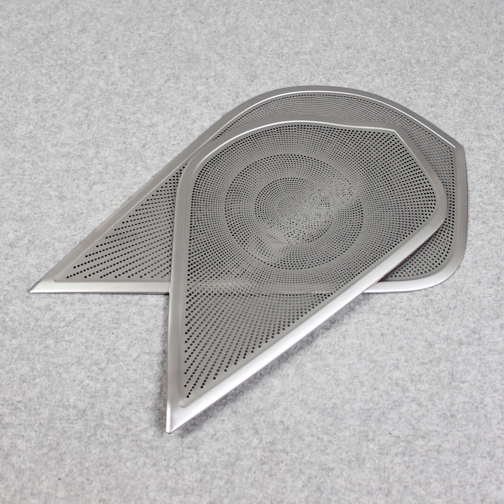 Fit For Subaru 2019 2020 2021 2022 Forester Door Speaker Sound Panel Cover Trims Stainless Steel