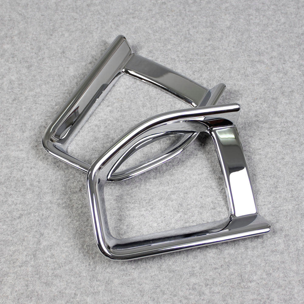 Fit For Jeep 2018 2019 2020 2021 2022 Wrangler Chrome Rear Fog Light Lamp Cover Trims