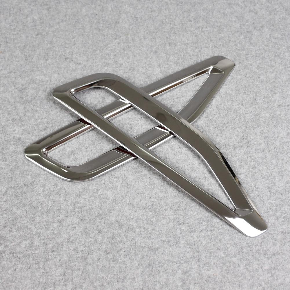 Fit for BMW 2019 2020 2021 New X5 G05 Front Side Fender Vents Air Outlet Cover Trims Stainless Steel