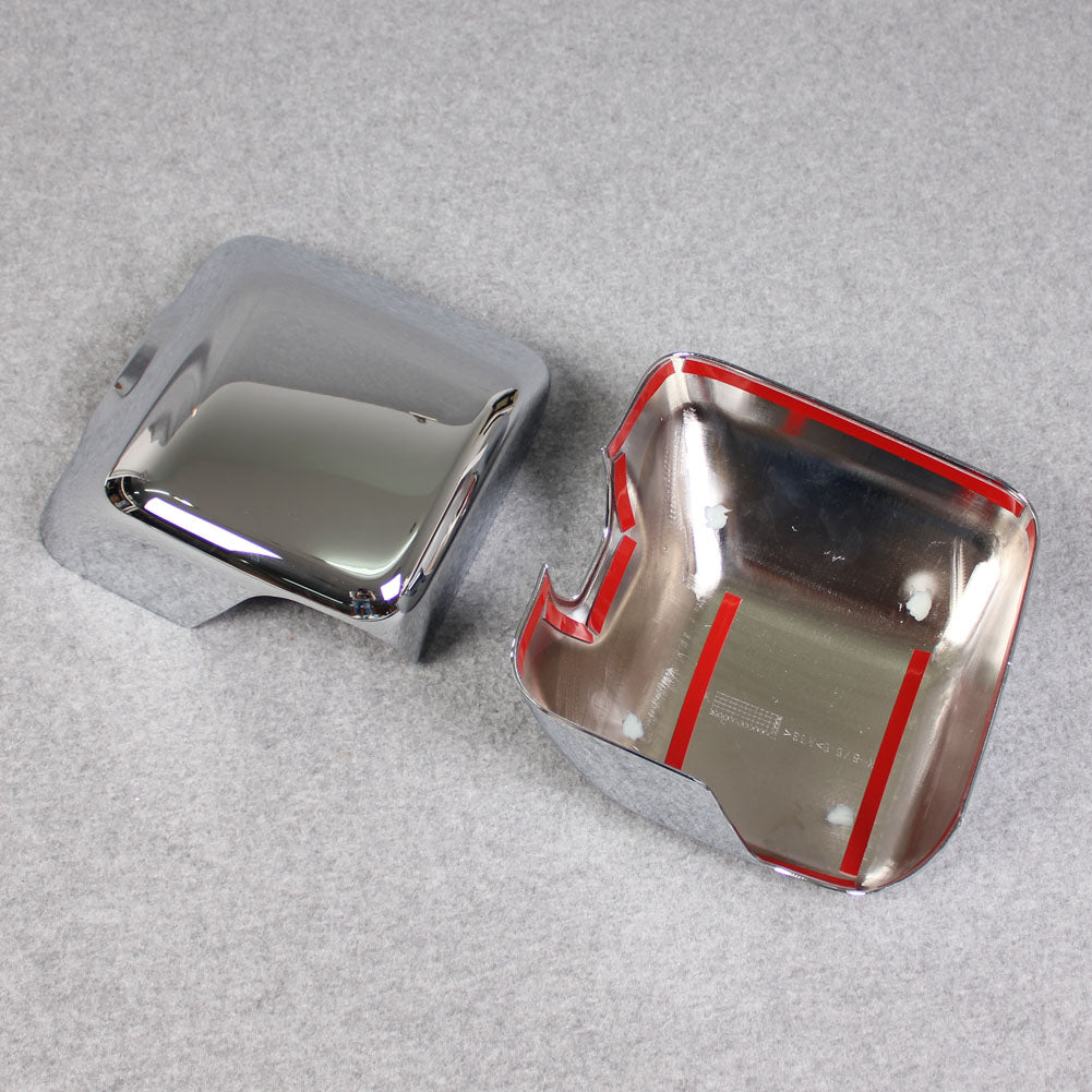 Fit For Jeep Wrangler 2018 2019 2020 2021 2022 Chrome Rear View Mirror Side Molding Cover Trim