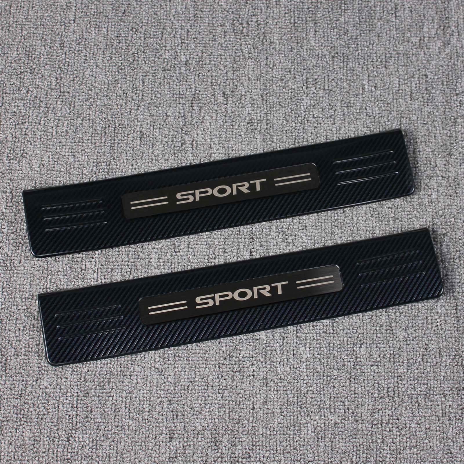 Fit for Toyota New Highlander 2020 2021 2022 Outside Door Sill Scuff Plate Guard Cover Trim Sport Style Stainless Steel