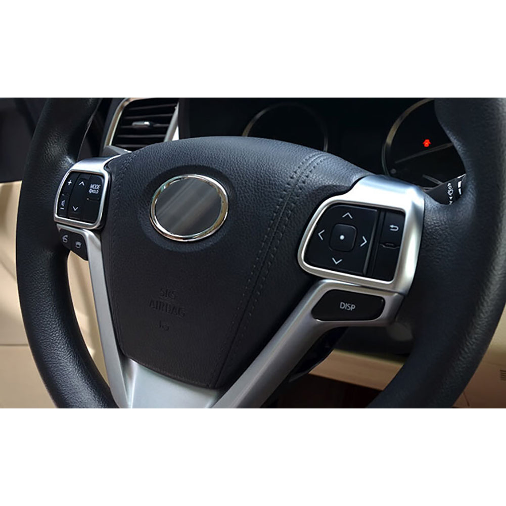 Fit for Toyota Highlander 2015 2016 2017 2018 2019 Wheel Steering Trim Panel Cover