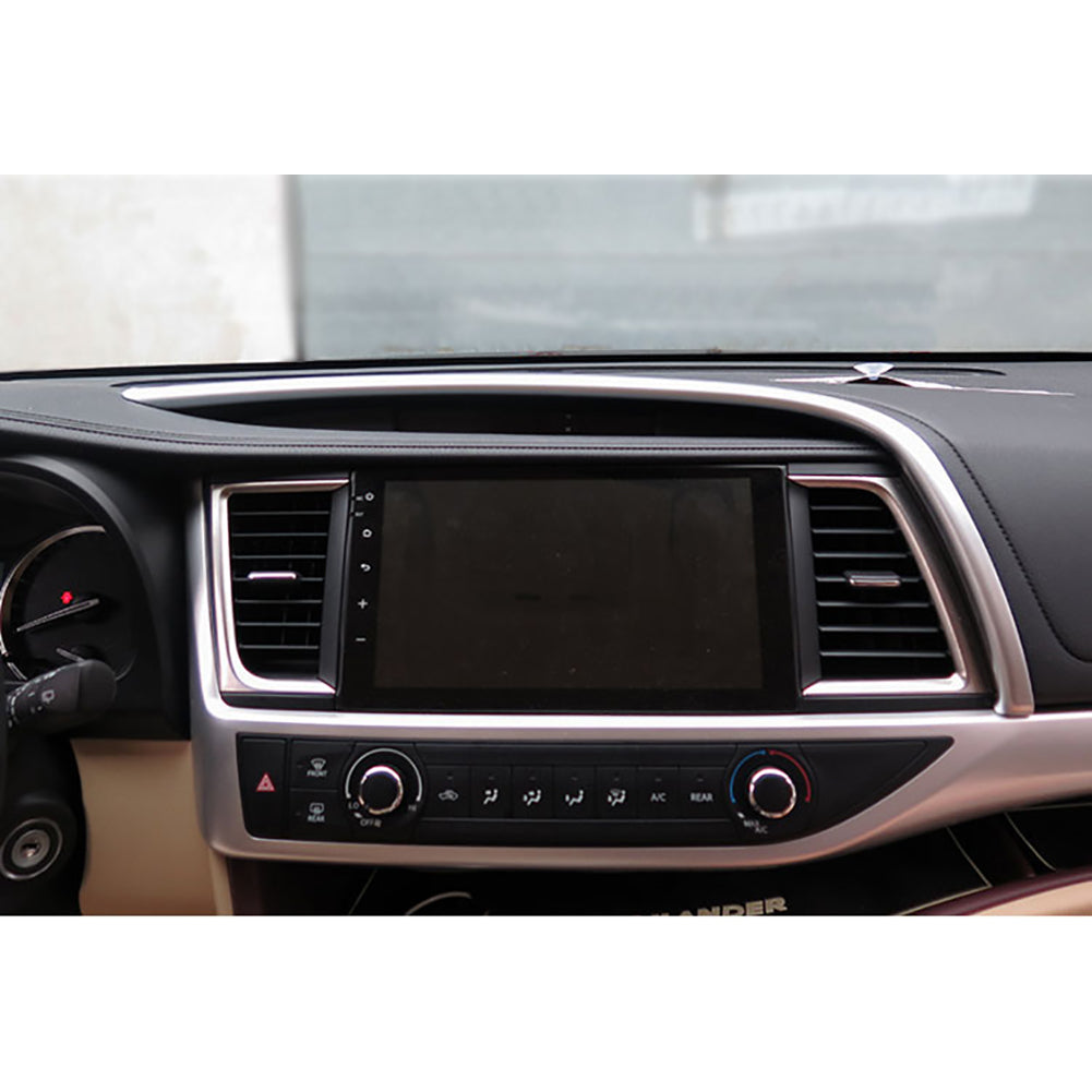 Fit for Toyota Highlander 2015 2016 2017 2018 2019 Center Console Dashboard Moulding Trim