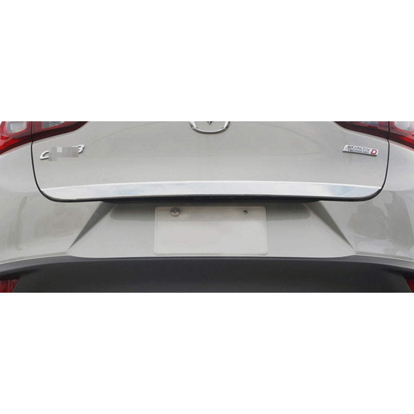 Fit For Mazda CX-3 2021 2020 2019 2018 2017 2016 Chrome Tailgate Back Door Trunk Lid Moulding Cover Trim