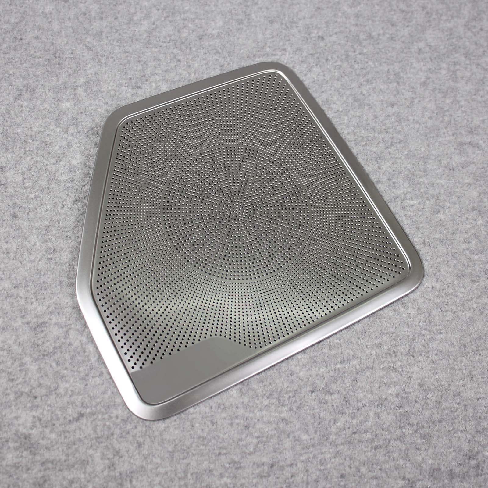 For Ford F-150 2015 2016 2017 2018 2019 2020 Interior 4 Door Sound Speaker Cover Trims Stainless Steel