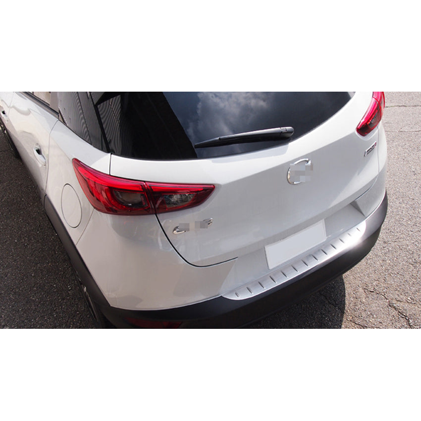 Fit for Mazda CX-3 2016 2017 2018 2019 Rear Bumper Sill Plate Guard Cover Trim Stainless Steel