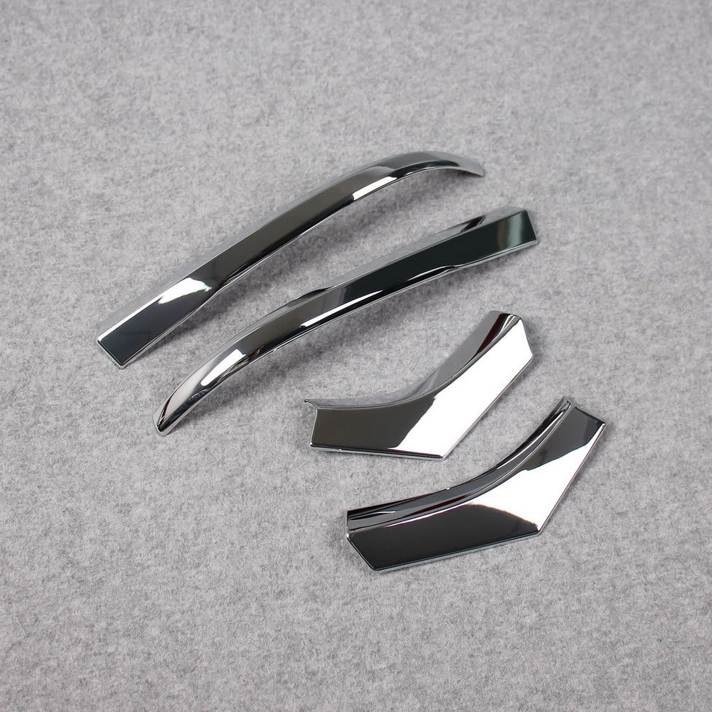  Fit for Toyota 2021 2022 2023 Sienna Chrome Rear View Mirror Side Molding Cover Trims (Fit for Sienna Limited/Platinum Model)