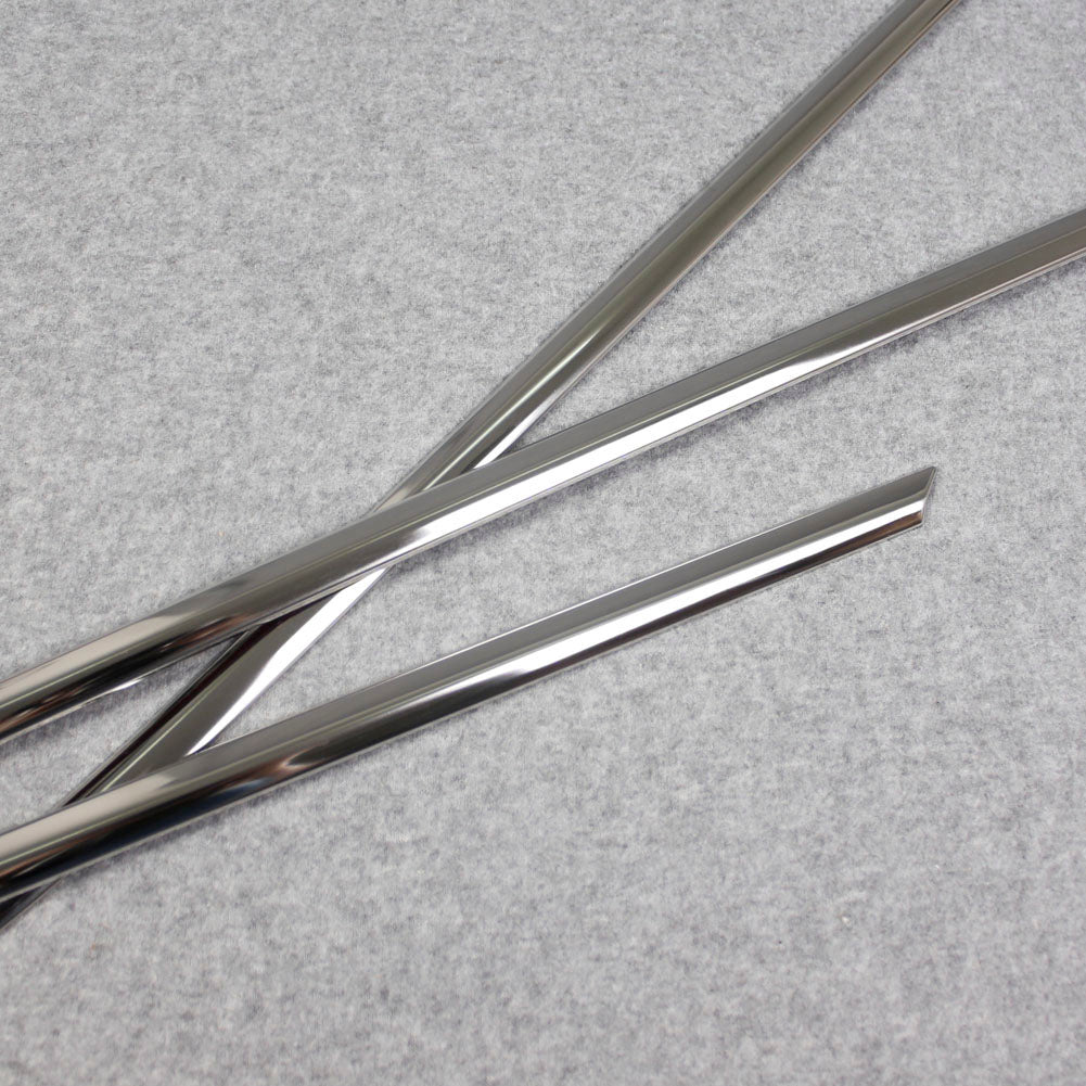 Fit for Toyota New RAV4 2019 2020 2021 2022 Lower Windows Frame Sill Molding Cover Trims Stainless Steel - beautost