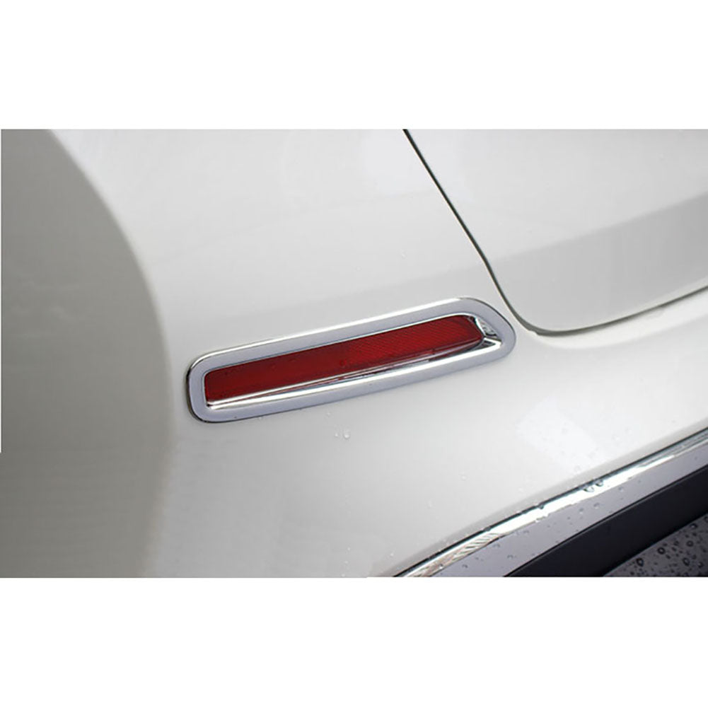 Fit for Nissan Murano 2015 2016 2017 2018 2019 Chrome Rear Fog Light Lamp Cover Trim ABS