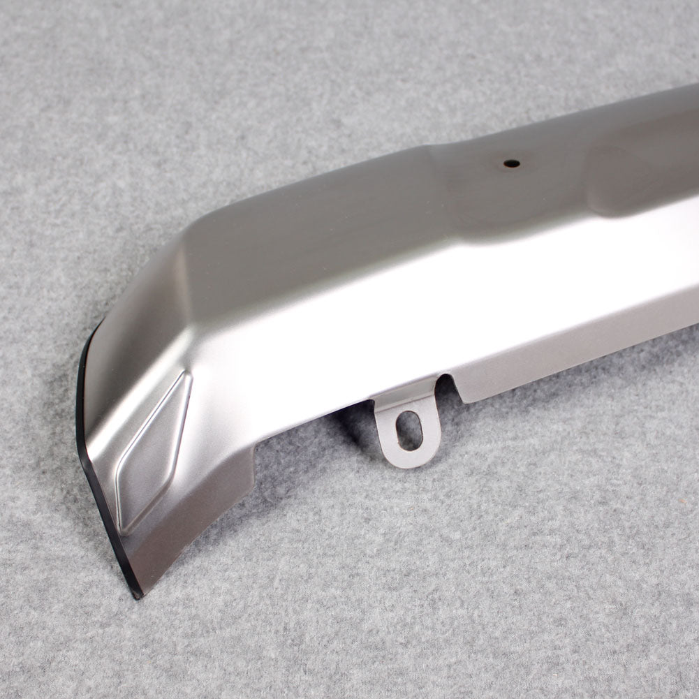 Fit For Subaru 2019 2020 2021 Forester Front + Rear Bumper Guard Protector Plate Cover Trims Stainless Steel