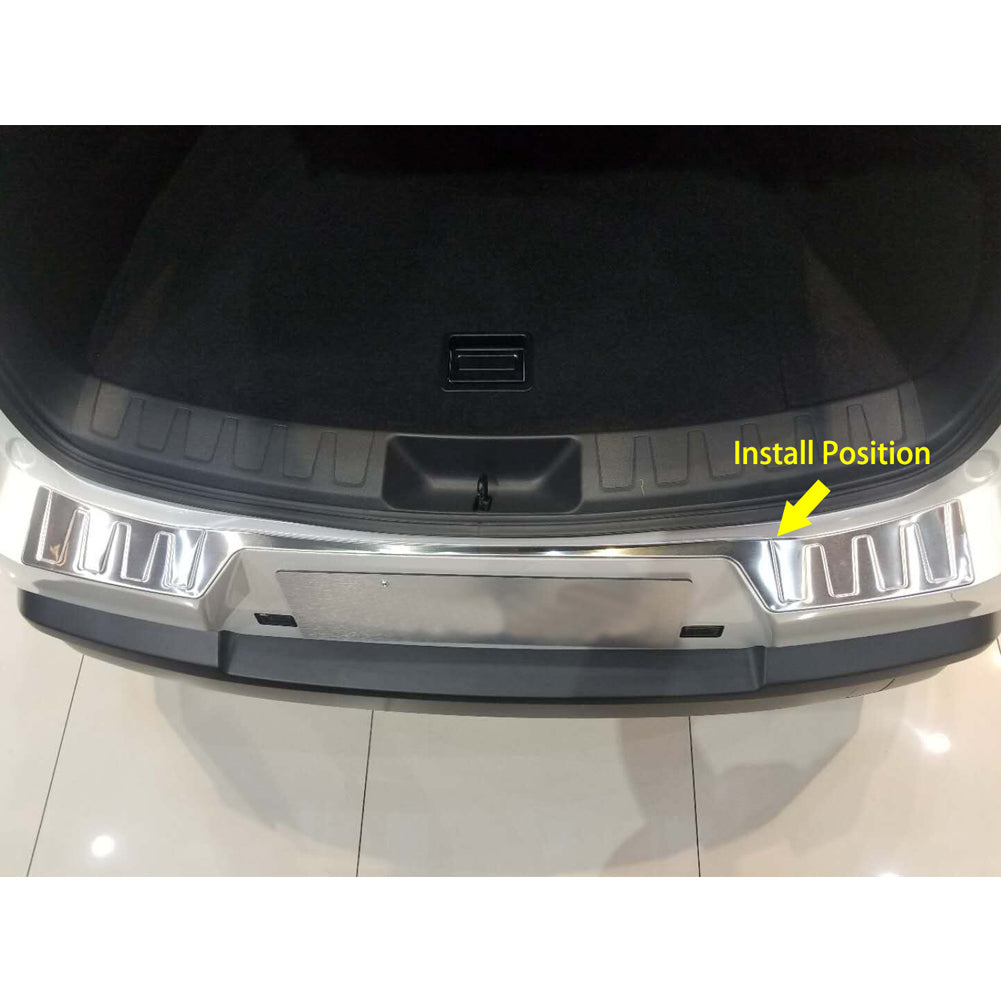 Fit for Lexus UX 200 250h UX200 UX250h 2019 2020 2021 2022 Rear Outside Bumper Sill Plate Guard Cover Trim Stainless