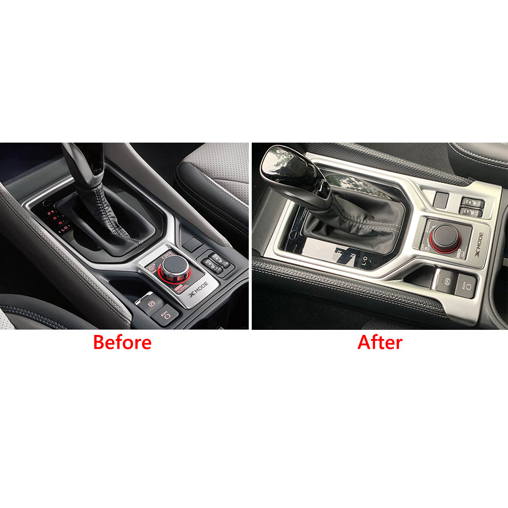 Fit For Subaru 2019 2020 2021 2022 Forester Gear Shift Knob Console Panel Cover Trim