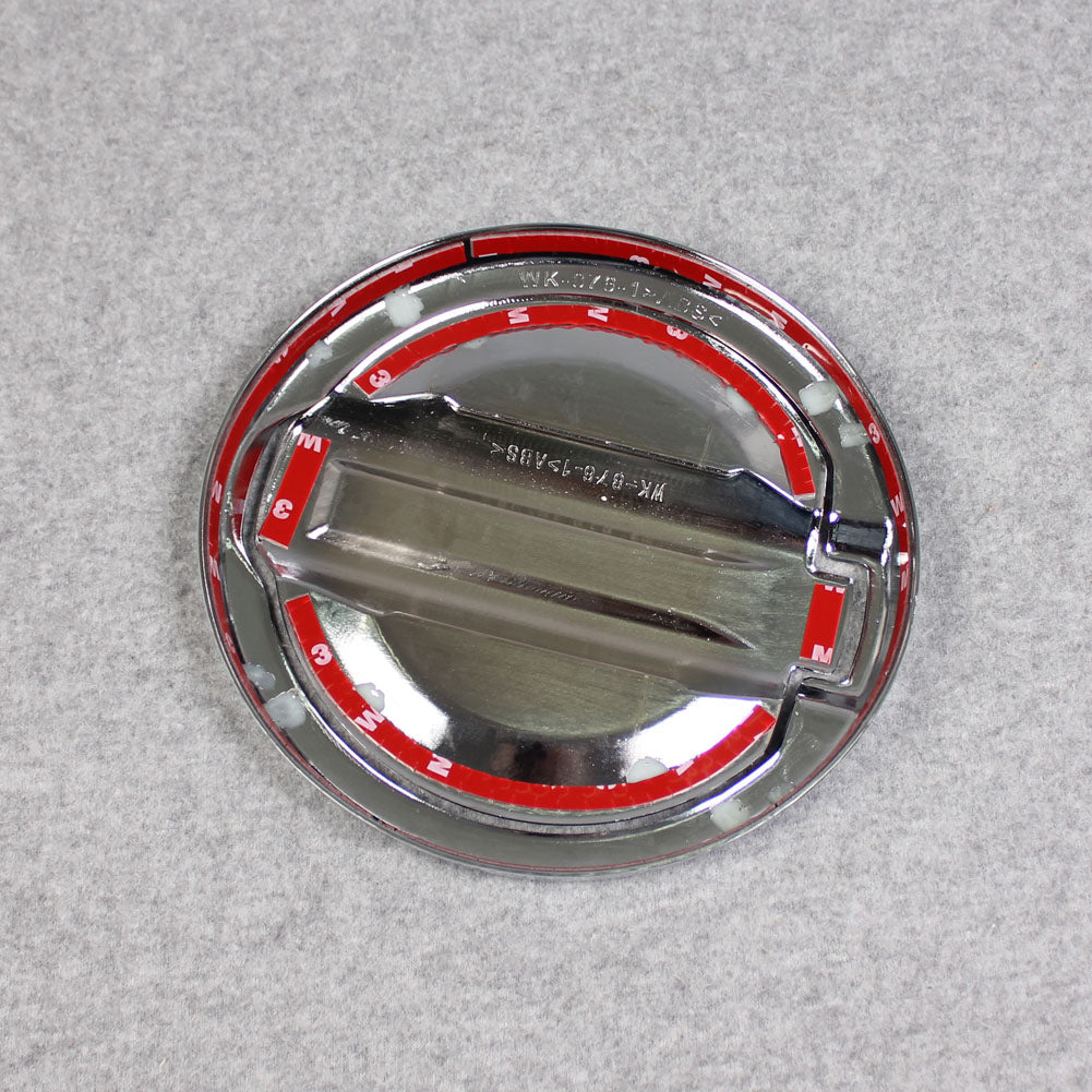 Fit For Jeep Wrangler 2018 2019 2020 2021 2022 Fuel Gas Door Tap Tank Cover Trim Chrome