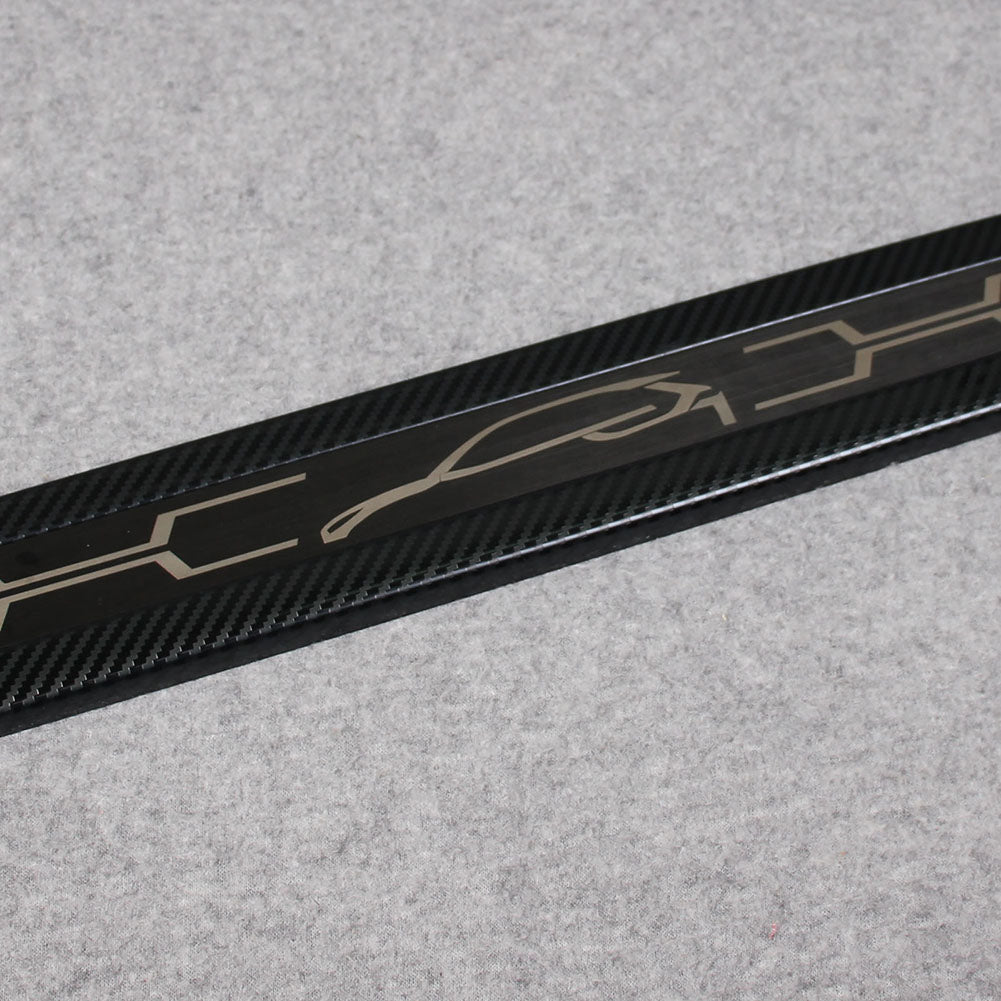 Fit for Toyota VENZA 2021 2022 2023 2024 Outside Door Sill Scuff Plate Guard Cover Trim Sport Style Stainless Steel