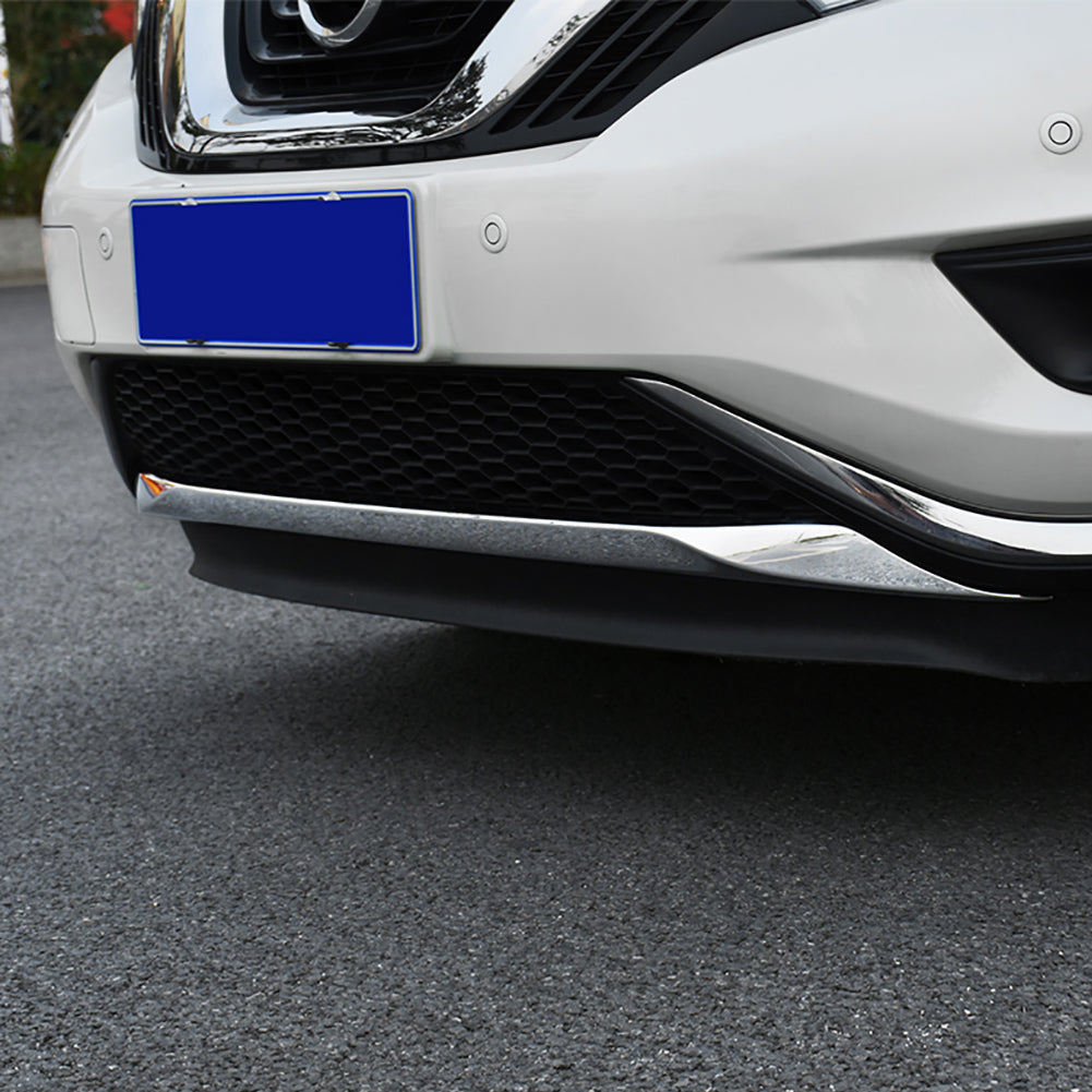 Fit For Nissan Murano 2015 2016 2017 2018 Chrome Front Grill Bumper Protector Cover Trim