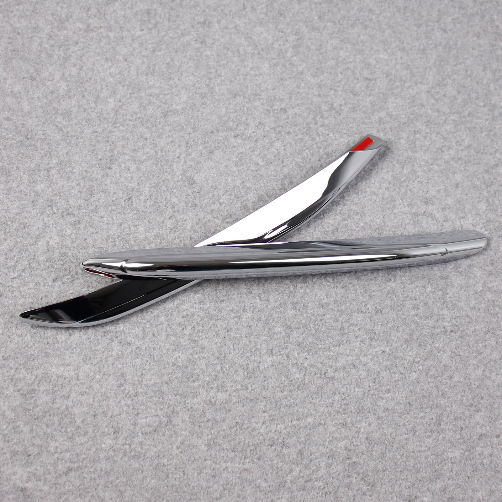 Fit For Mercedes-Benz 2022 2023 All New C-Class C300 C200 C220d AMG Front Corner Mesh Grill Molding Cover Trim Chrome