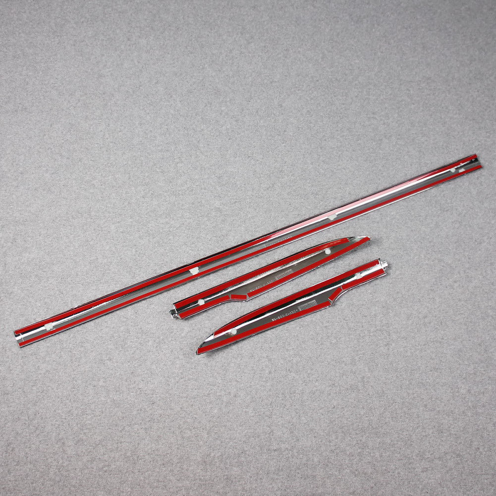 Fit for Toyota 2021 2022 Sienna LE XLE Model Chrome Rear Bumper Guard Protector Plate Cover Trims