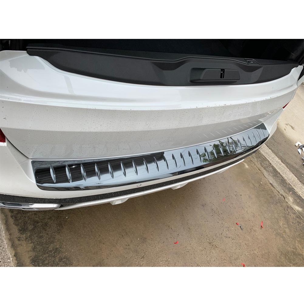 Fit for BMW 2019 2020 2021 New X5 G05 Rear Bumper Sill Plate Guard Cover Trim Stainless Steel