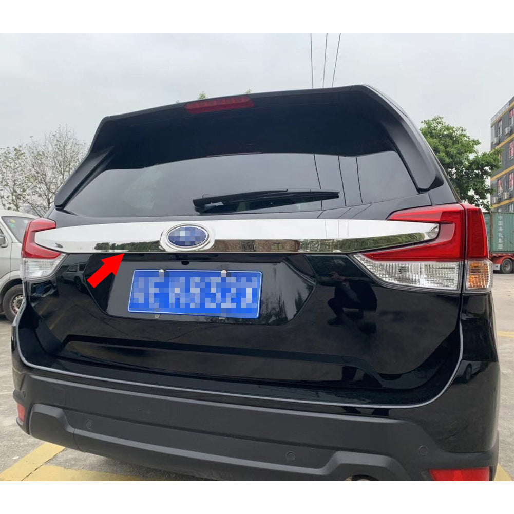 Fit for Subaru Forester 2019 2020 2021 2022 Rear Trunk Lid Cover Molding Trim Stainless Steel
