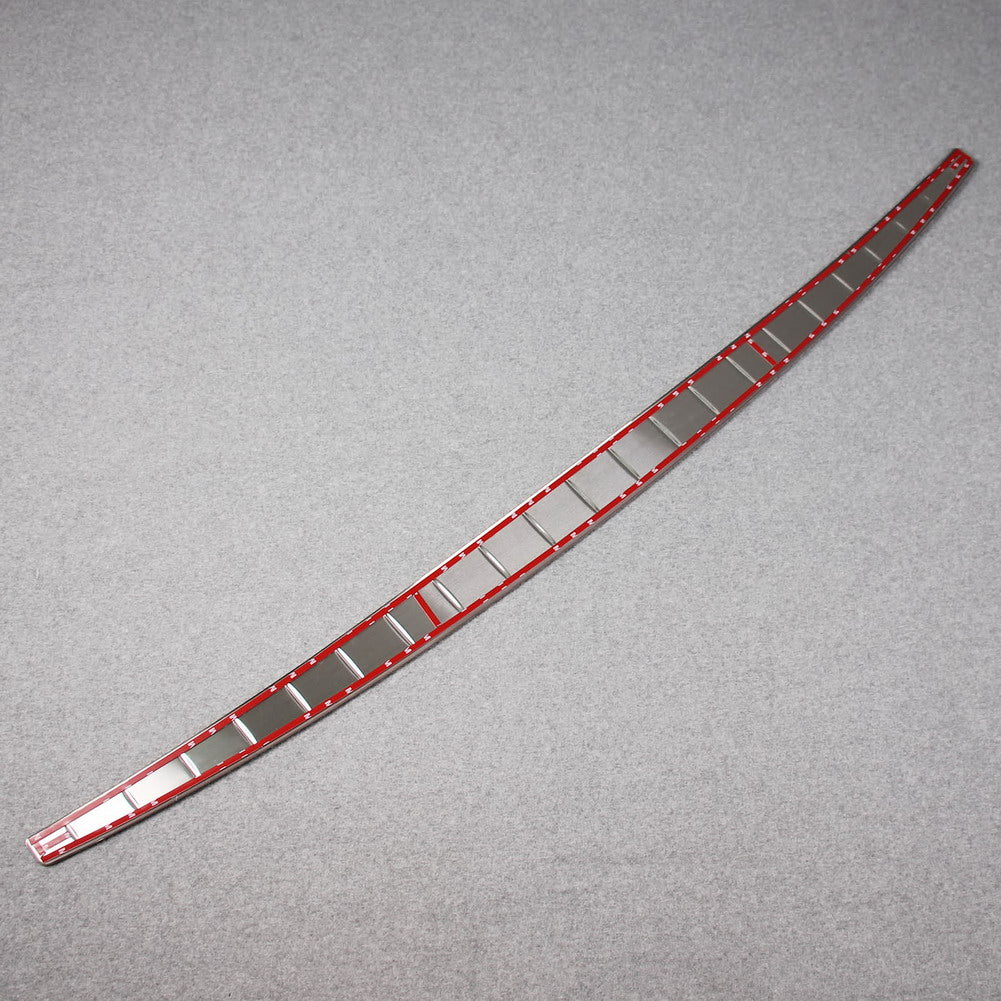  Fit for Toyota 2021 2022 Sienna Rear Outside Bumper Sill Plate Guard Cover Trim Stainless Steel