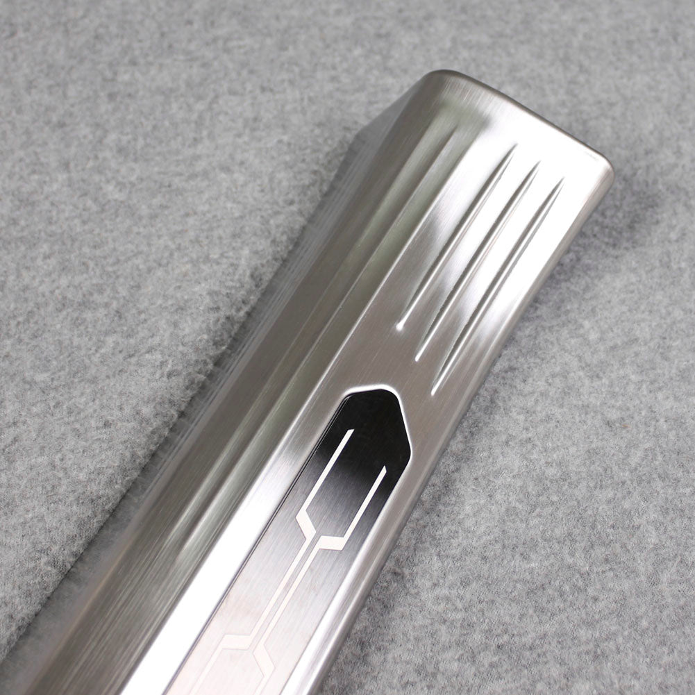 Fit for Toyota New RAV4 2019 2020 2021 Inside Door Sill Scuff Plate Guard Cover Trims Stainless Steel
