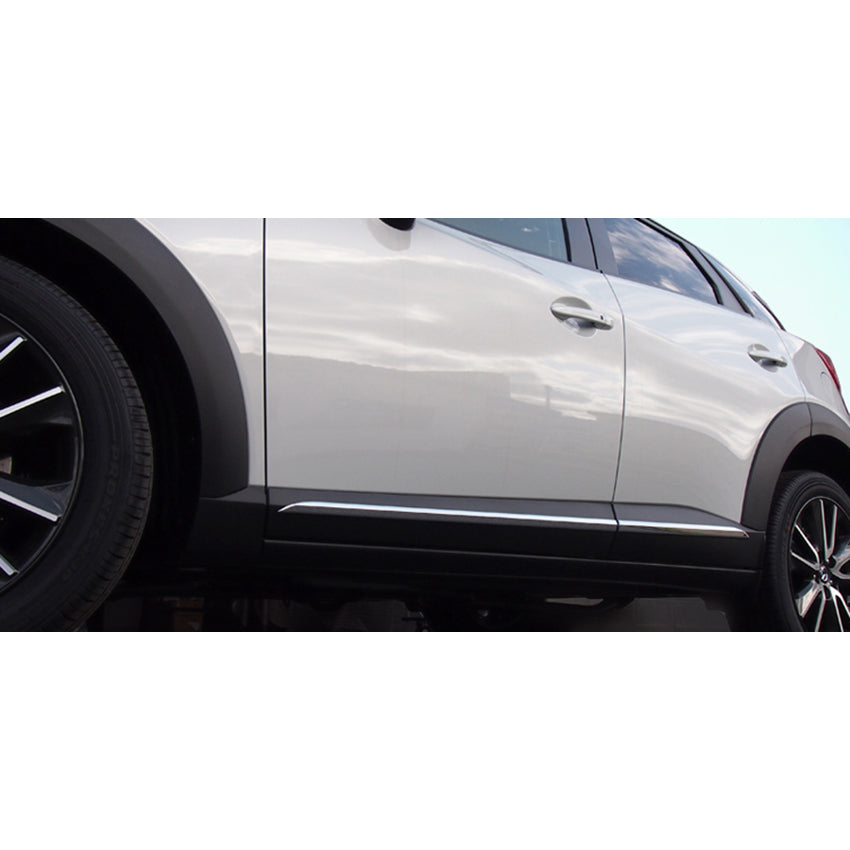 Fit for Mazda CX-3 2016 2017 2018 2019 2020 2021 Chrome Body Side Door Molding Trim Guard Cover Trims