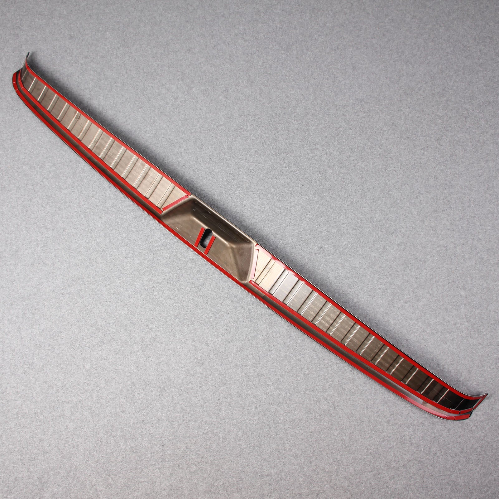 Fit for Toyota 2021 2022 Sienna Rear Inside Bumper Sill Plate Guard Cover Trim Stainless Steel (Black)