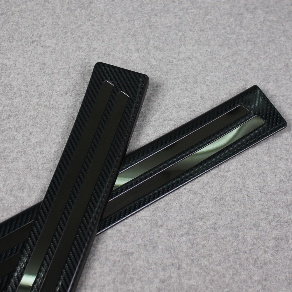 Fit for 2019 2020 2021 Mazda 3 Axela Sedan Outside Door Sill Scuff Plate Guard Cover Trims Stainless Steel