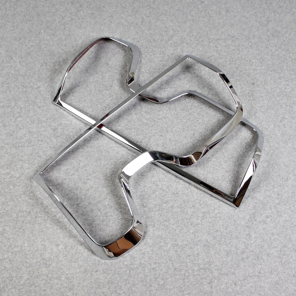 Fit for Chevrolet New Silverado 2019 2020 2021 2022 2023 2024 Chrome Tail Light Lamp Cover Trims