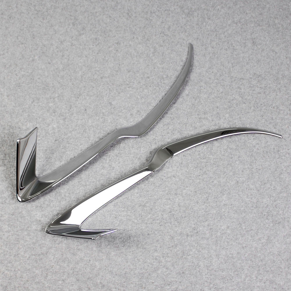 Fit for Subaru 2019 2020 2021 Forester Headlight Front Light Lamp Cover Molding Trims