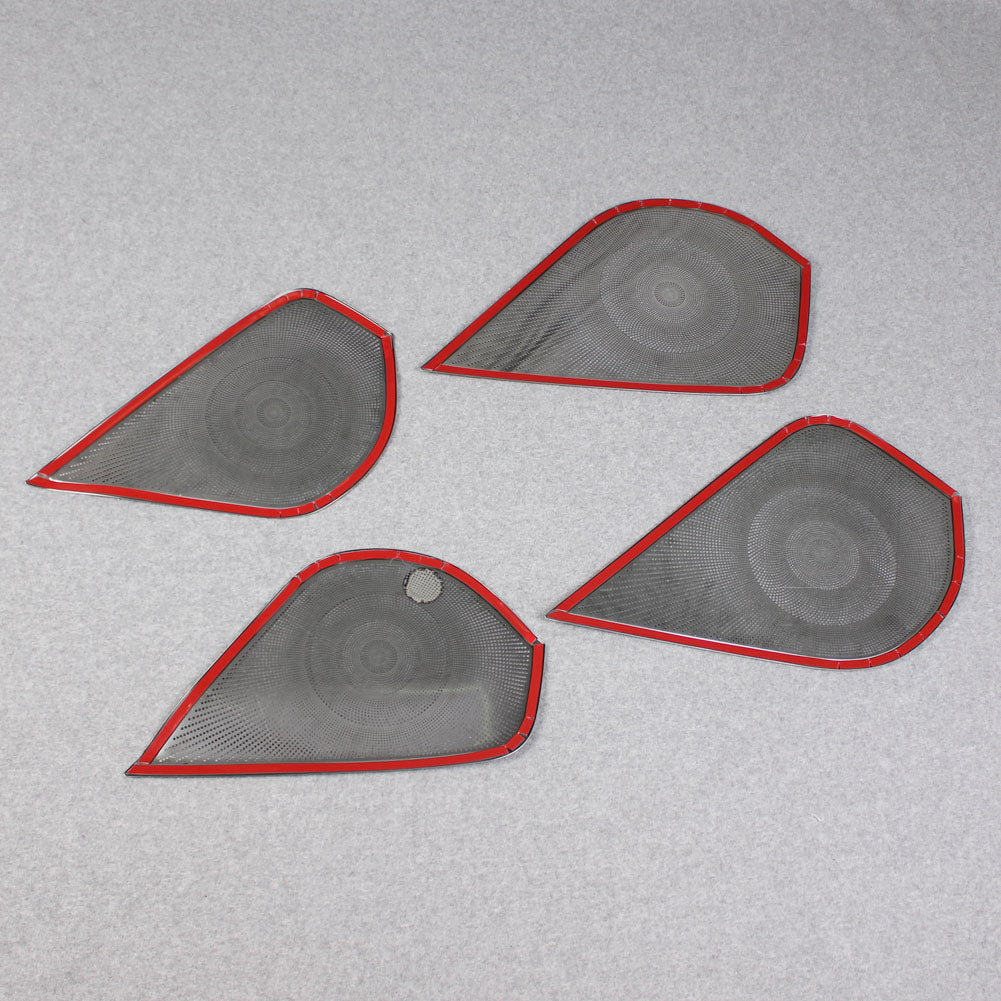 Fit For Subaru 2019 2020 2021 2022 Forester Door Speaker Sound Panel Cover Trims Stainless Steel