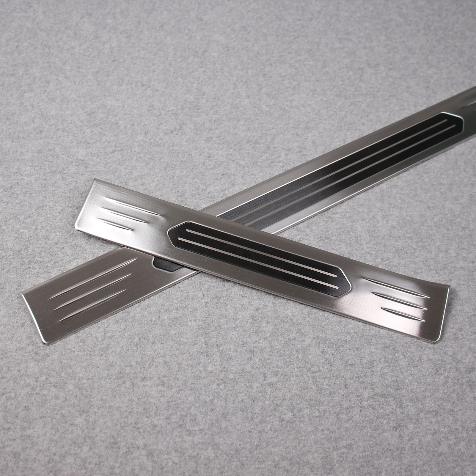 Fit for Nissan Rogue 2021 Door Sill Scuff Plate Guard Cover Trims Stainless Steel