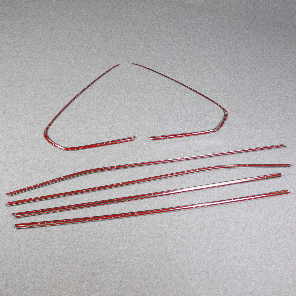 Fit for Toyota New RAV4 2019 2020 2021 2022 Lower Windows Frame Sill Molding Cover Trims Stainless Steel - beautost