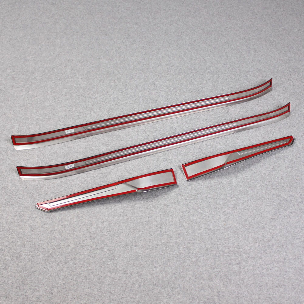 Fit for Subaru Forester 2019 2020 2021 2022 Door Sill Scuff Plate Guard Cover Trims Stainless