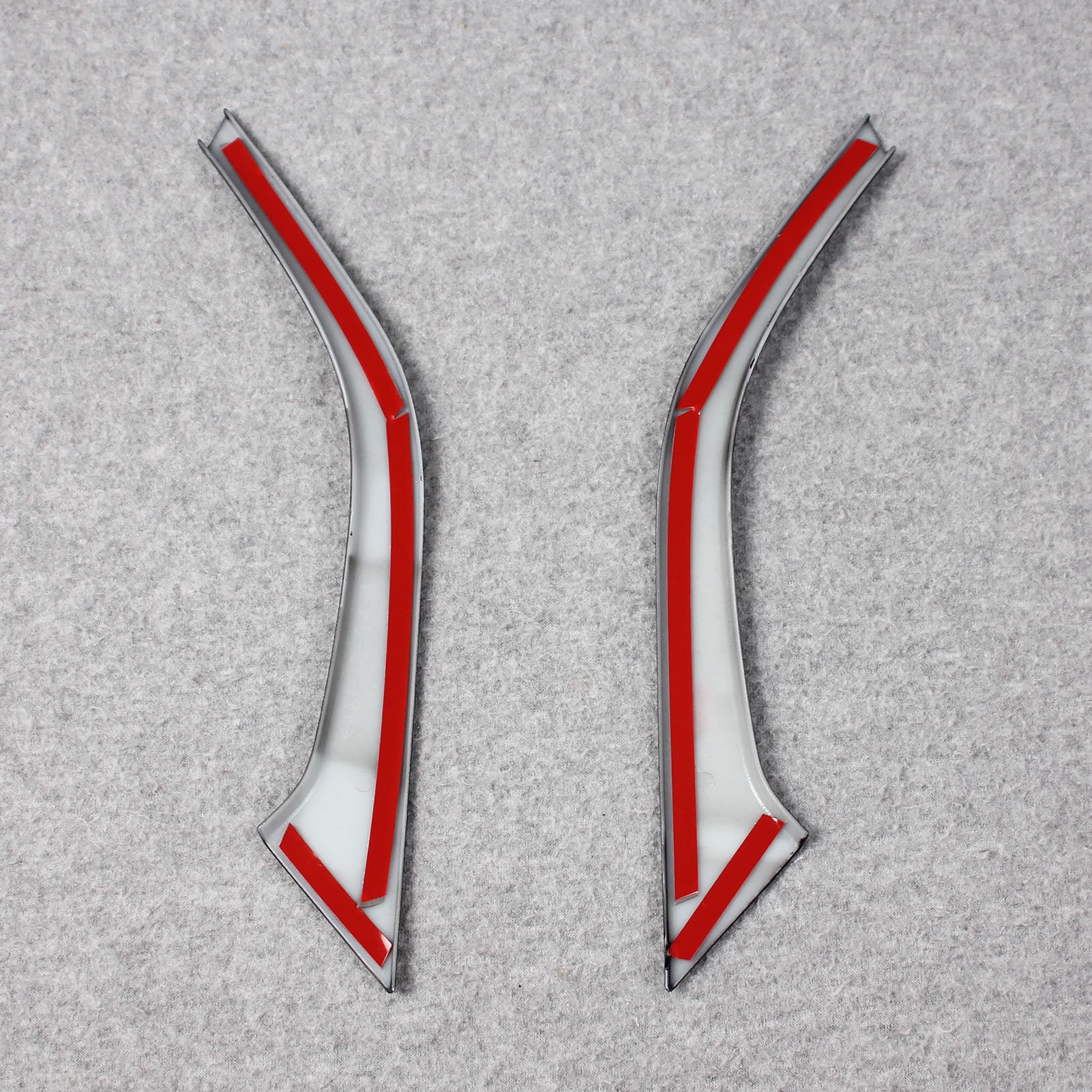 Toyota New Highlander 2020 2021 2022 2023 2024 Rear Fog Light Cover Trims Carbon Fiber Design