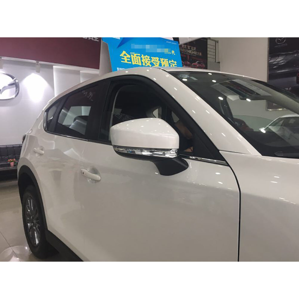 Fit For Mazda 2017 2018 2019 2020 2021 2022 2023 2024 CX-5 CX5 Chrome Rear view Mirror Side Molding Cover Trims