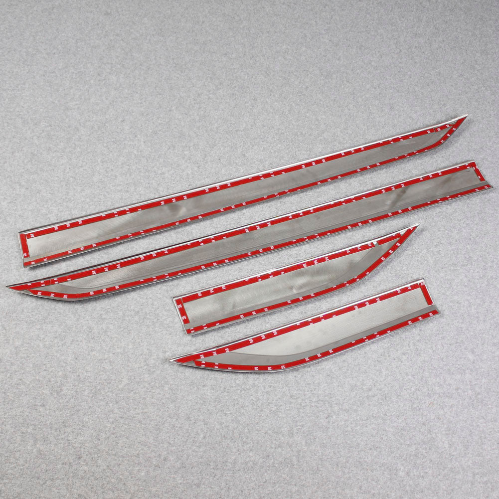 Fit for Subaru Forester 2019 2020 2021 2022 Door Body Side Moulding Overlay Cover Trims Stainless Steel