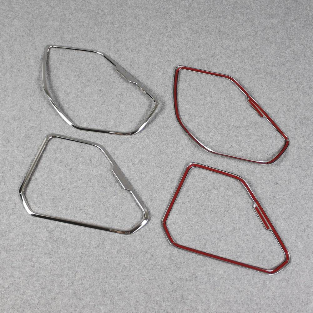 Fit for Toyota New RAV4 2019 2020 2021 2022 Door Speaker Sound Panel Cover Trims Stainless Steel (Mirror) - beautost