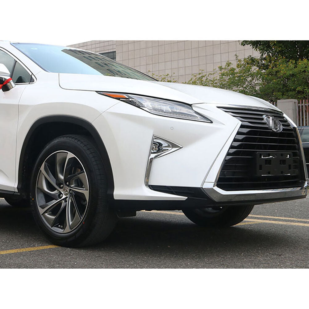 Fit For Lexus New RX450H And RX F Sport 2016 2017 ABS Chrome Car Front Fog Light Lamp Cover Trims
